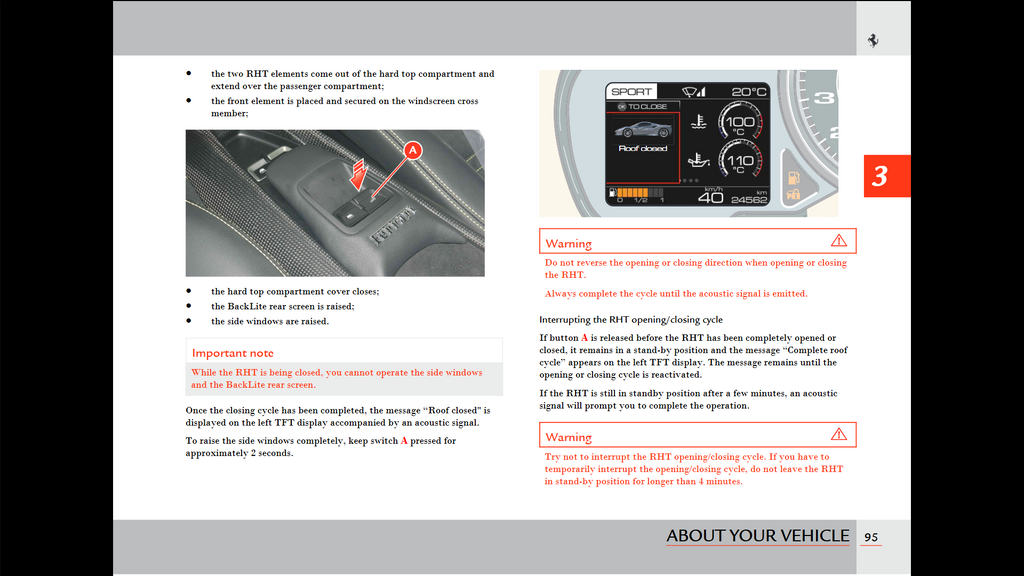 Fits Ferrari F8 Spider European Spec Owners Manual Handbook