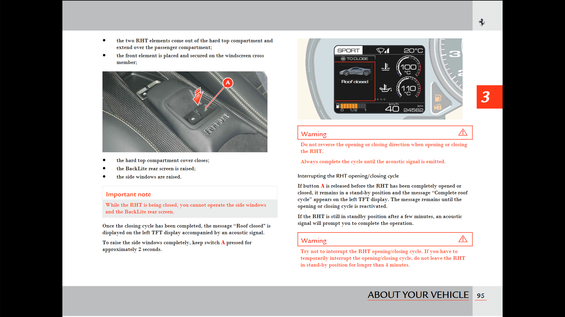 Fits Ferrari F8 Spider European Spec Owners Manual Handbook