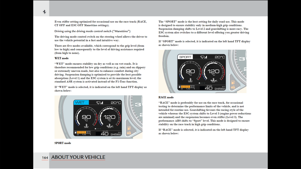 Fits Ferrari F8 Spider European Spec Owners Manual Handbook