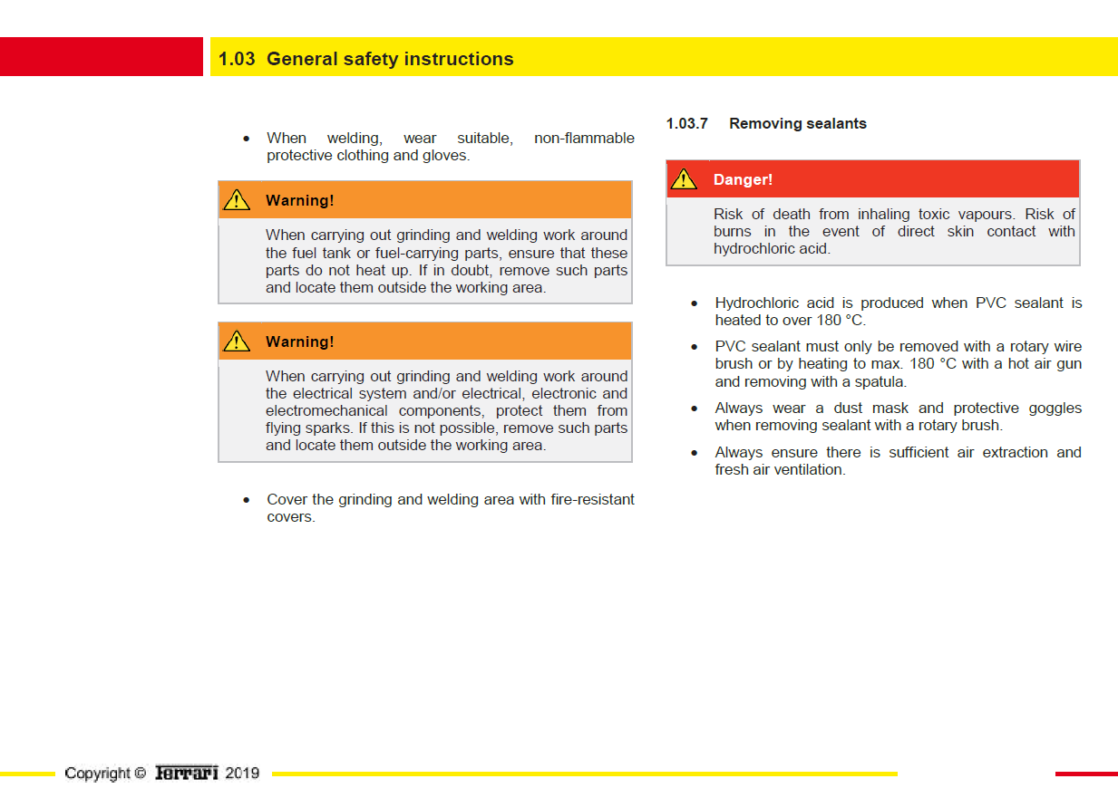 Fits 2019-2023 Ferrari F8 Body / Chassis Aluminium Repair Workshop Manual