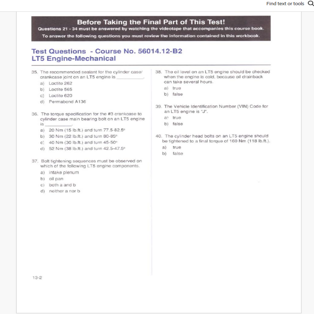 1990 Corvette LT5 Technical Documentation Manual Set