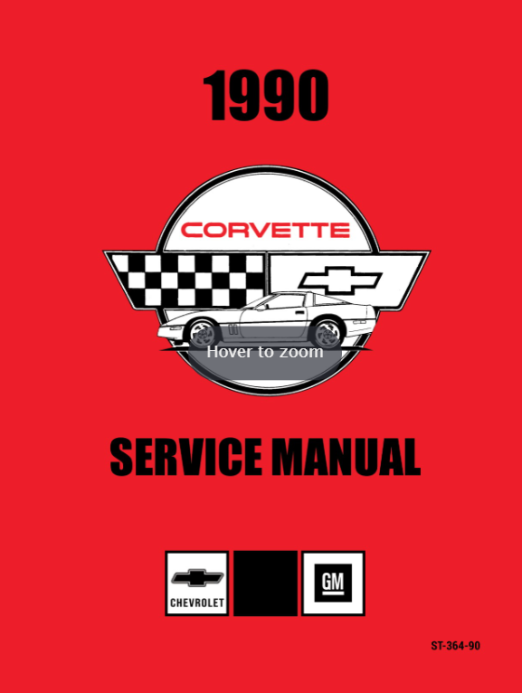 1990 Corvette LT5 Technical Documentation Manual Set