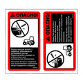T242131: Fits John Deere T242131 Bypass Start Label – Genuine OEM