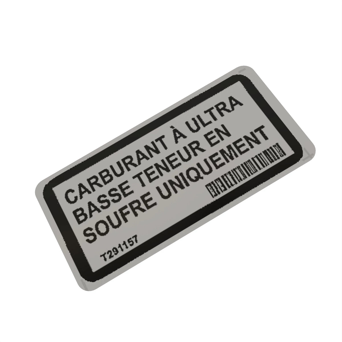 T291157: Fits John Deere T291157 Fuel Inlet Ultra Low Sulfur Label, French – Genuine OEM