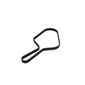T428724: Fits John Deere T428724 V-Belt, 1575.0 mm (62.0 inch) – Genuine OEM