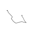 TA18286: Fits John Deere TA18286 Single Point Hydraulic 1B Oil Line – Genuine OEM