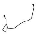 TA18922: Fits John Deere TA18922 Single Point Hydraulic 2B Oil Line – Genuine OEM