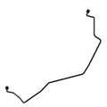 TA35995: Fits John Deere TA35995 Loader Single-Point Hydraulic Coupler Work Oil Line – Genuine OEM
