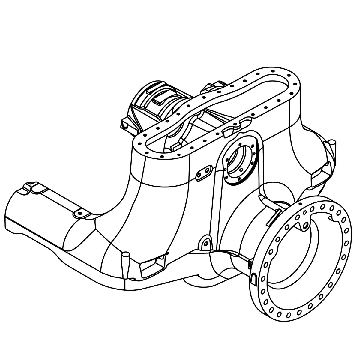 TA36245: Fits John Deere TA36245 Rear Axle Housing – Genuine OEM