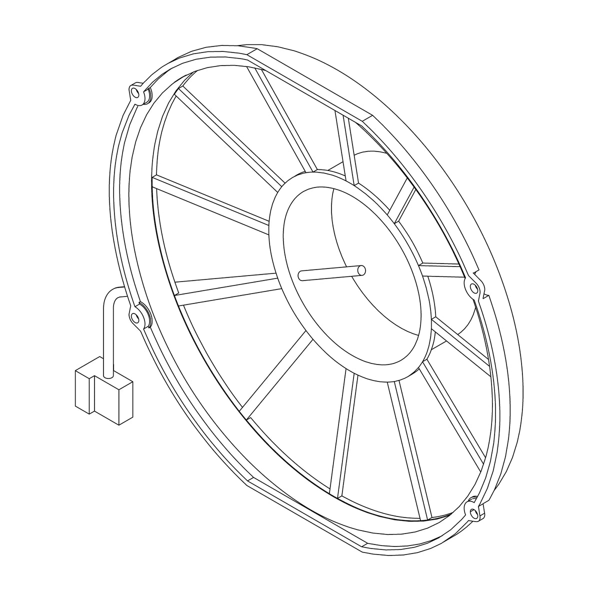 TCA20929: Fits John Deere TCA20929 Fan, 12 Volt – Genuine OEM