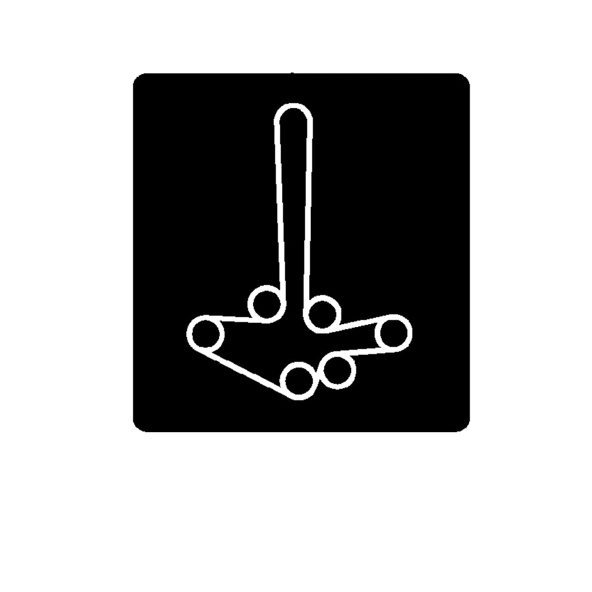 TCU15628: Fits John Deere TCU15628 Belt Installation Label – Genuine OEM