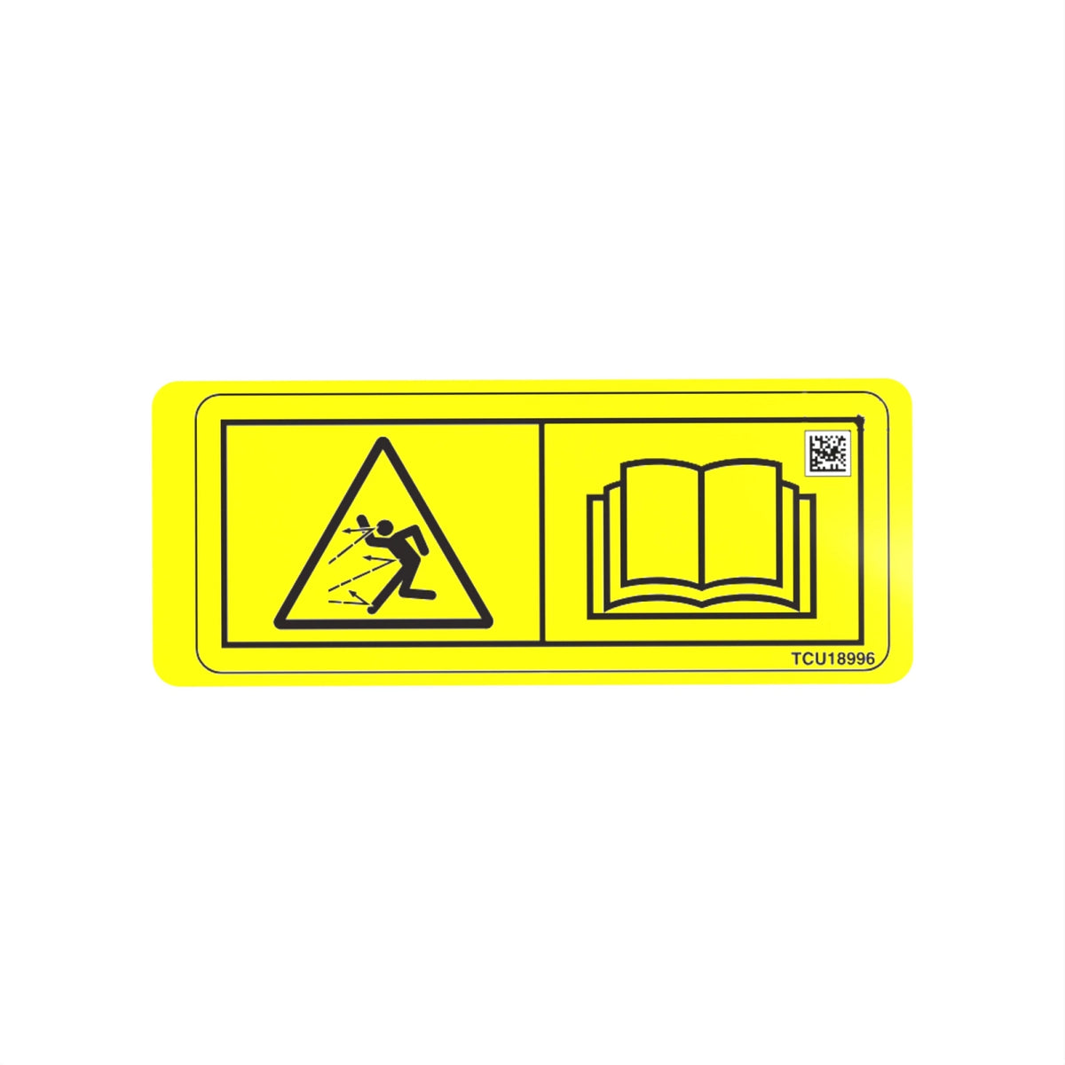 TCU18996: Fits John Deere TCU18996 Danger Label – Genuine OEM