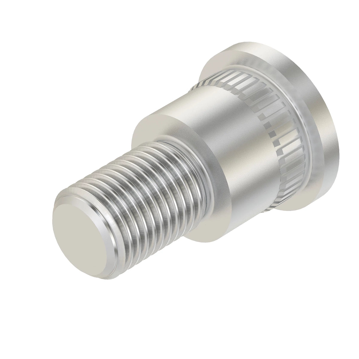 TCU23358: Fits John Deere TCU23358 Ribbed Neck Wheel Bolt, M12 X 34.5 – Genuine OEM