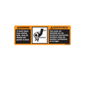 TCU51051: Fits John Deere TCU51051 Rotating Blades Warning Label – Genuine OEM