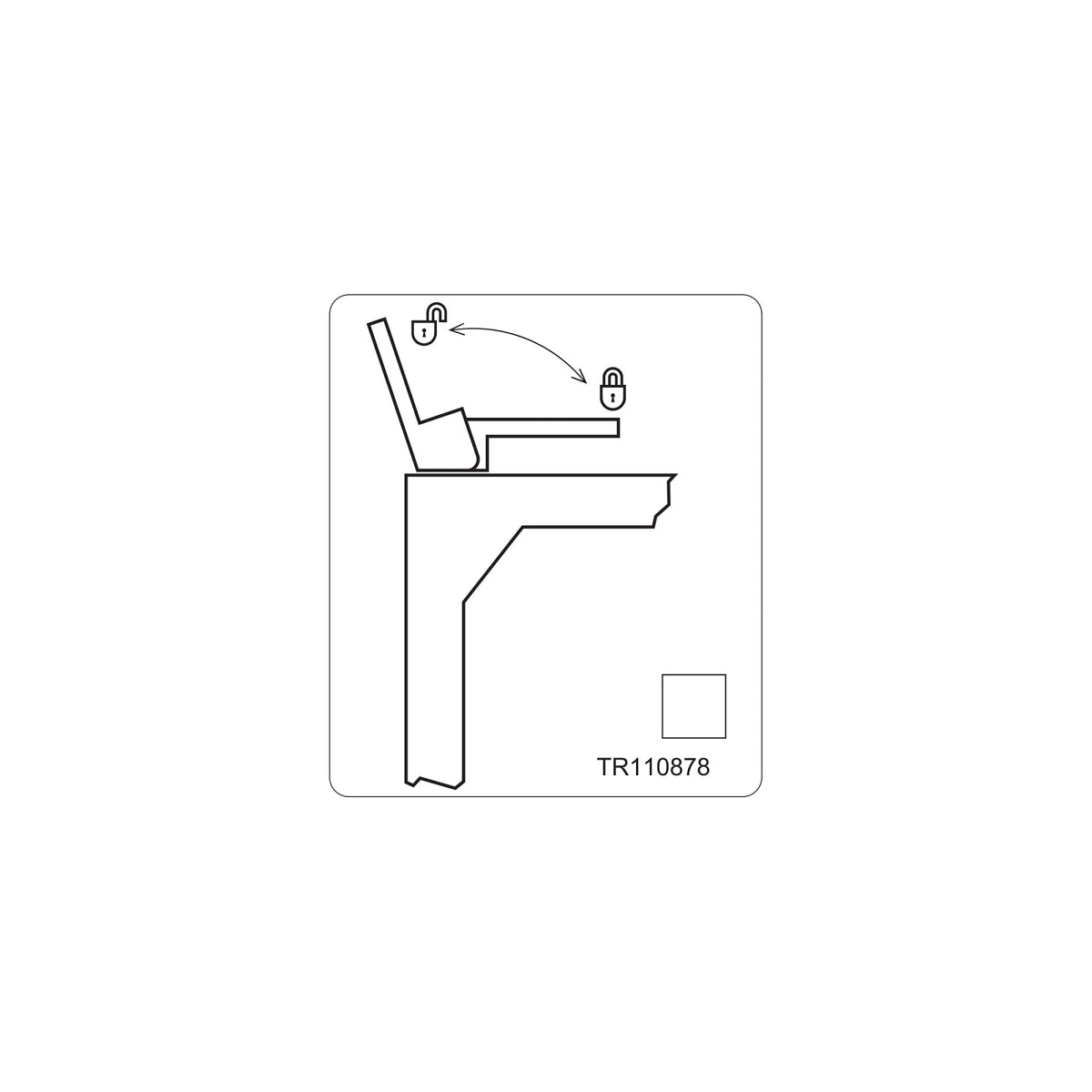 TR110878: Fits John Deere TR110878 iMatch™ Instruction Label – Genuine OEM
