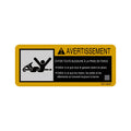 TR119607: Fits John Deere TR119607 Warning Front PTO Label – Genuine OEM