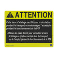 TR123333: Fits John Deere TR123333 Safety Sign – Genuine OEM