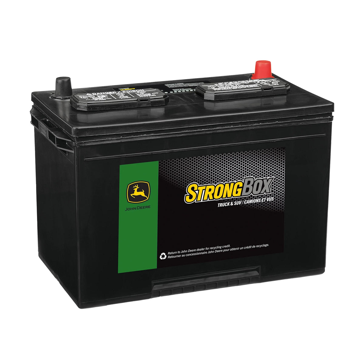 TY24394B: Fits John Deere TY24394B 12 Volt Battery, Wet Charged, 65 Ah, 710 CCA, 27F BCI – Genuine OEM