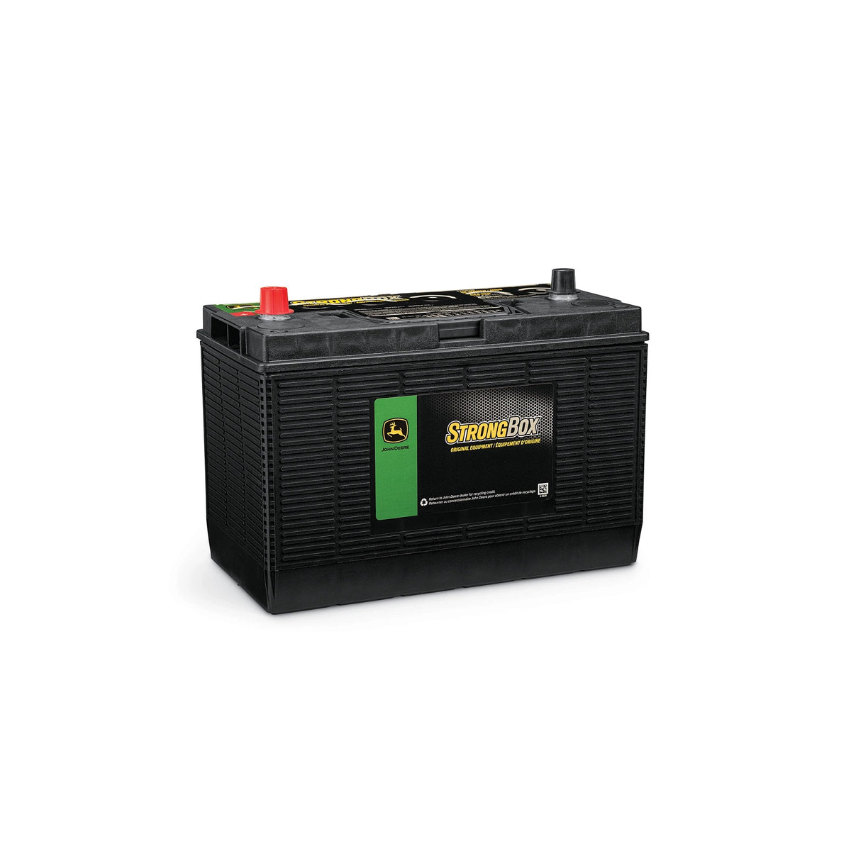 TY25879B: Fits John Deere TY25879B 12 Volt Battery, Wet Charged, 90 Ah, 950 CCA, 31 BCI – Genuine OEM