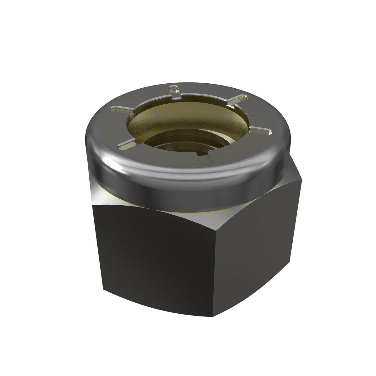 U16721: Fits John Deere U16721 Hexagonal Lock Nut, 12.7 mm (1/2") – Genuine OEM