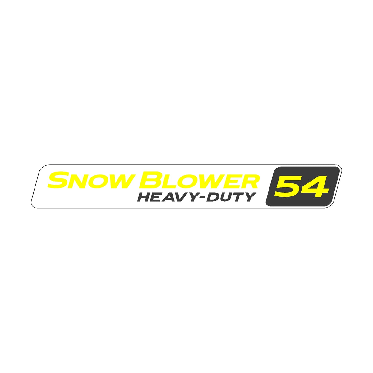 UC34491: Fits John Deere UC34491 Snow Blower Heavy Duty 54 Decal – Genuine OEM