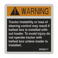 WP5952171: Fits John Deere WP5952171 Safety Sign, Ballast Box Warning – Genuine OEM