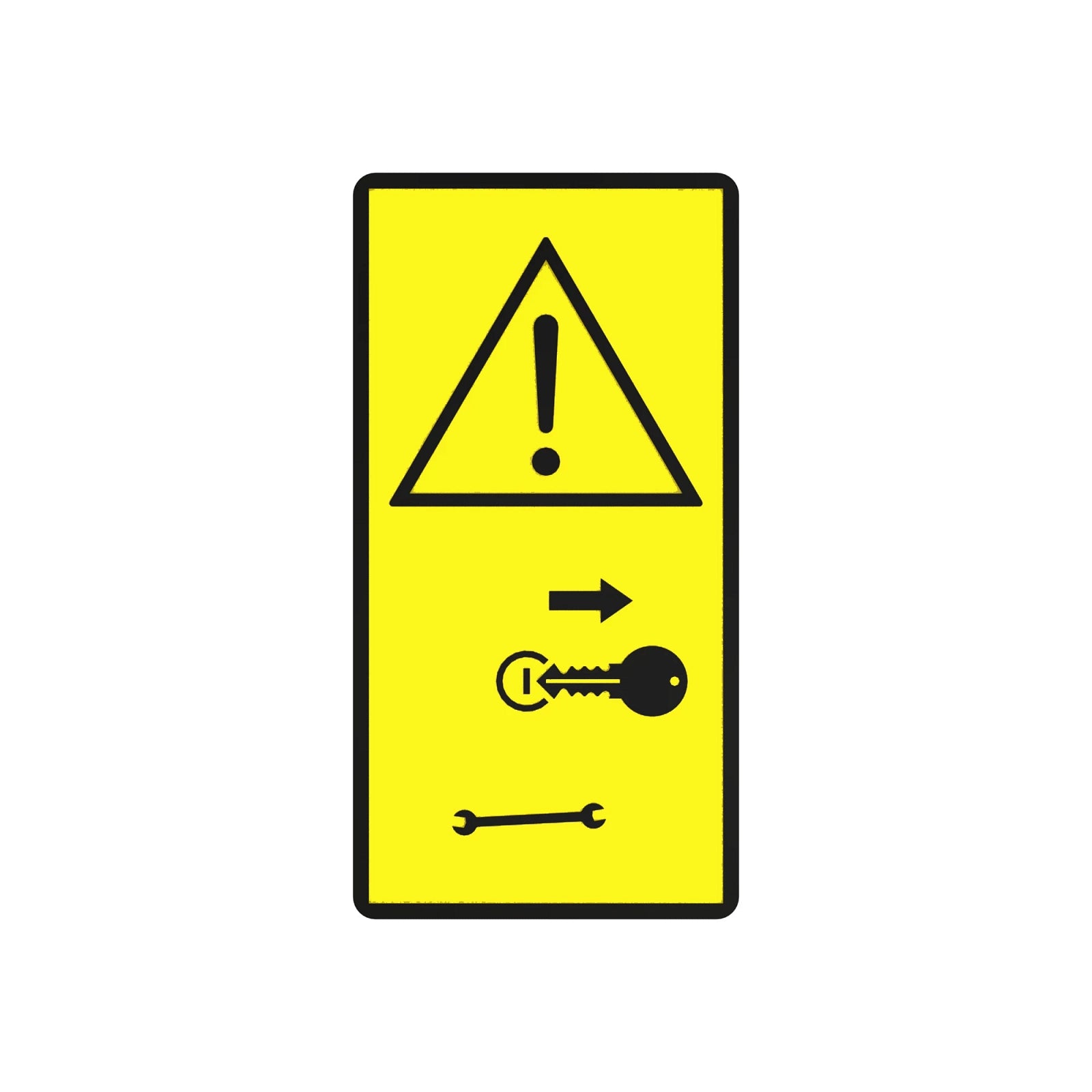 Z59872: Fits John Deere Z59872 Shut Off Engine for Servicing Label – Genuine OEM
