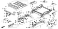 Honda New 2004 Fits Honda Accord Sensor Assy., R. Weight (Inner), Part # 81168-SDB-A01