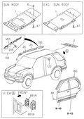 Honda New 1998-1999 Fits Honda Passport Pad, L. RR. Quarter, Part # 89717-64522