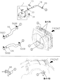Honda New 1994-1996 Fits Honda Passport Hose, Water Radiator Outlet, Part # 89710-62450