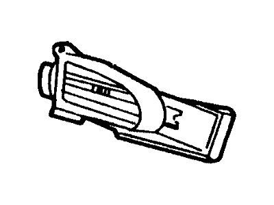 Ford New 1999 Fits Ford / Mercury Taurus / Sable Louver Assembly Vent Air, Part # XF1Z19893AAE
