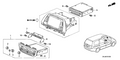 Honda New 2005-2007 Fits Honda Odyssey Tuner Assy. (Matsushita), Part # 39100-SHJ-A90