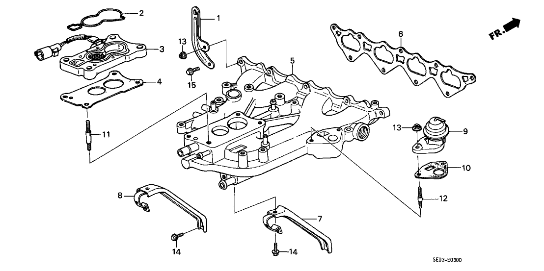 Honda New 1986-1988 Fits Honda Accord O-Ring, Carburetor Insulator, Part # 16105-PG6-000