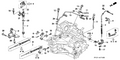 Honda New 1994-1997 Fits Honda Accord Pipe A, Oil Hose, Part # 25910-P0Y-000