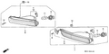 Honda New 1991 Fits Honda Accord Left Lens, Part # 33352-SM5-A01