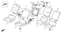 Honda New 1992-1996 Fits Honda Prelude Cap, Center Garnish *NH120L* (STAR BLACK), Part # 78156-SB0-003ZS