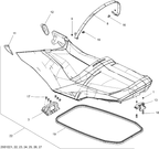 Fits 2012 Sea-Doo Watercraft Seat Strap, OEM Part # 269002090