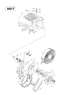 Fits 1997-2007 Ski-Doo Formula Deluxe 500 F / MX Z 440 Models Cylinder Cowl, OEM Part # 420810776