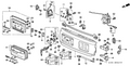 Honda New 1997-2001 Fits Honda CR-V Cover, Gate Hinge (Lower), Part # 74841-S10-000