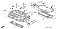 Honda New 2005-2007 Fits Honda Accord Hybrid Cover, In. Manifold (Upper), Part # 17140-RCJ-A03