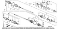 Honda New 1994-1999 Fits Honda Accord Set, Outboard Joint, Part # 44014-S84-A53