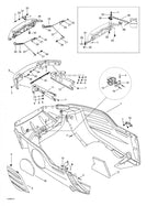 Fits 2003-2004 Ski-Doo Grand Touring 380 F/550 F / Grand Touring 500/600/700 Models Hood Clamp, OEM Part # 517302837