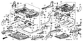 Honda New 2007-2011 Fits Honda CR-V Cover B, R. RR. Seat Rail (Outer) *NH642L* (INDIGO BLACK), Part # 82292-SWA-A01ZB