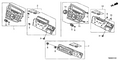 New 2010 Fits Honda Insight Audio Unit Assy., Base (CD) (Clarion), Part # 39171-TM8-A01