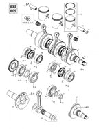 Fits 1996-1998 Ski-Doo Formula III / Formula III LT Models Distance Sleeve, OEM Part # 415129010