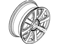 Ford New 2007-2010 Fits Lincoln MKX Wheel Assy Base No. 1007c, Part # 8A1Z1007D