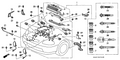Honda New 1996-1997 Fits Honda Civic Engine Wire Harness, Part # 32110-P2E-A53