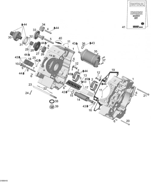 Fits 2003-2006 Ski-Doo Expedition 4-TEC / Expedition V-1000 Models Oil Nozzle Ass’y, OEM Part # 420956820