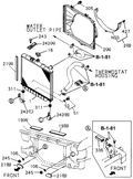 Honda New 1994-1995 Fits Honda Passport Bracket, L. Radiator, Part # 89708-46351