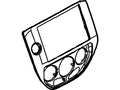 Ford New 2005 Fits Ford Focus Bezel Assy - Instrument Panel Base No., Part # 5S4Z5404644CAA